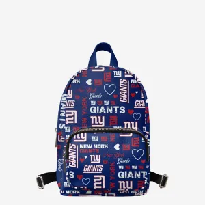New York Giants Logo Love Mini Backpack
