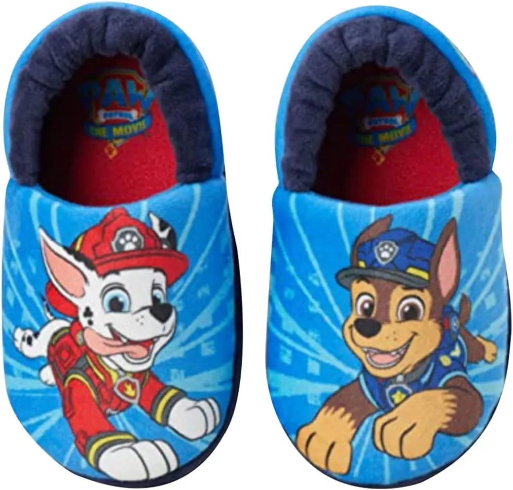 Nickelodeon Boy's Paw Patrol Chase and Marshall Slippers