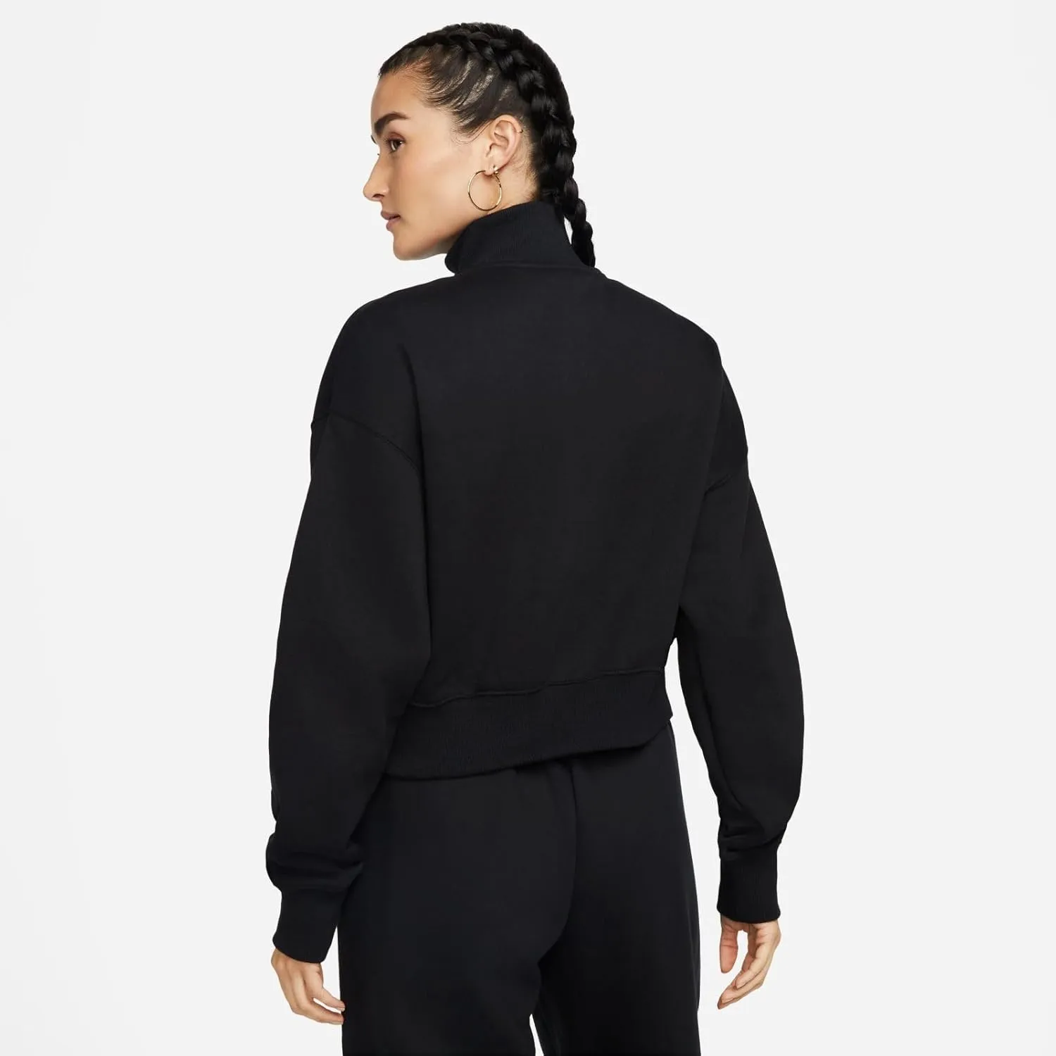 Nike Women's Sportswear Phoenix Fleece 1/4-zip Cropped Sweatshirt