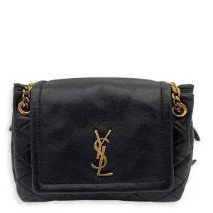 Nolita Crossbody Bag Mini Beige in Lambskin, Gold hardware