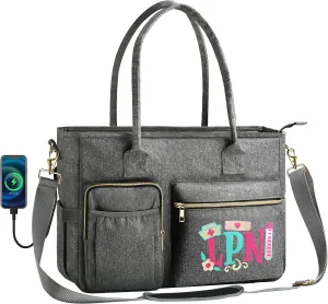 Nurse Bag - Large 17'' Tote for Work & Nursing School Essentials