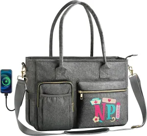 Nurse Bag - Large 17'' Tote for Work & Nursing School Essentials