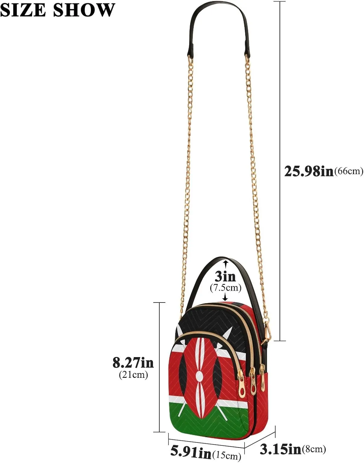 ODAWA Comoros National Flag Crossbody for Women Bag Small Crossbody Sling Bags for Women Soft Crossbody Bags for Women