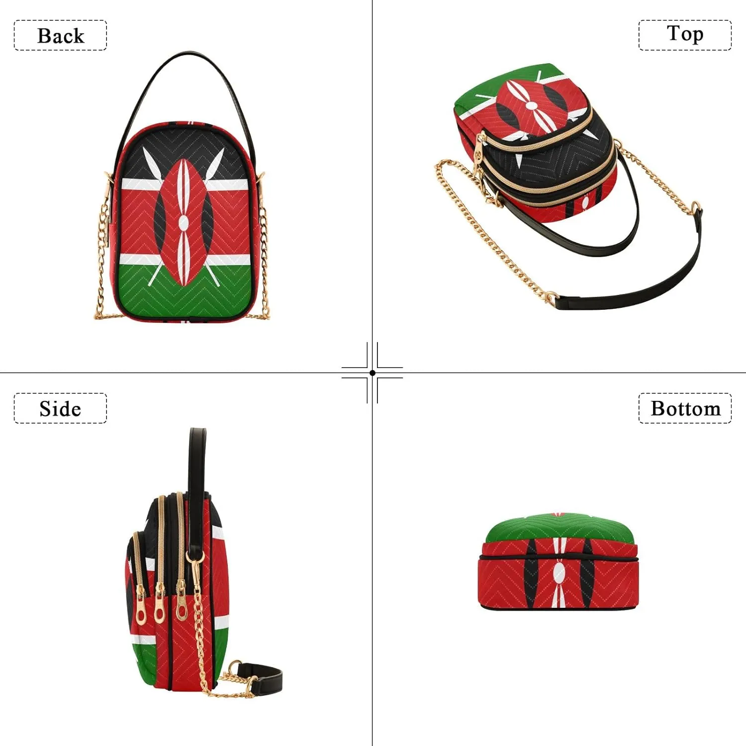 ODAWA Comoros National Flag Crossbody for Women Bag Small Crossbody Sling Bags for Women Soft Crossbody Bags for Women
