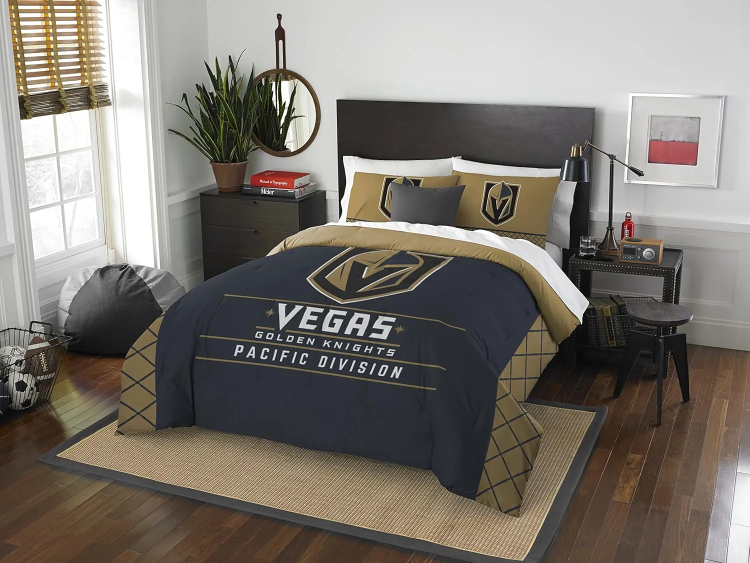 Officially Licensed NHL Twin or Full/Queen Comforter and Sham Set