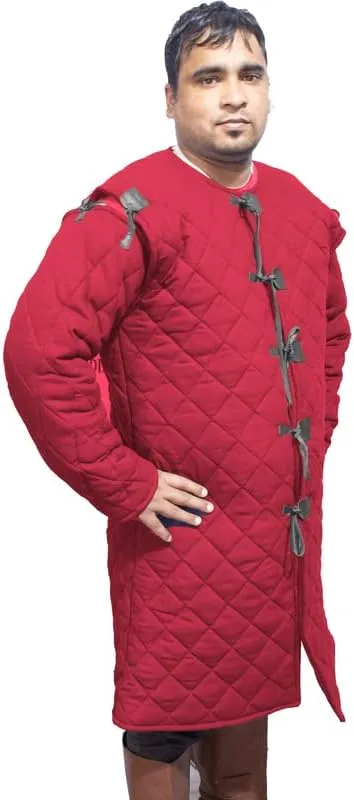 Padded gambesons fine Quilted Jacket for Renaissance/Cosplay Historical Armor Costumes