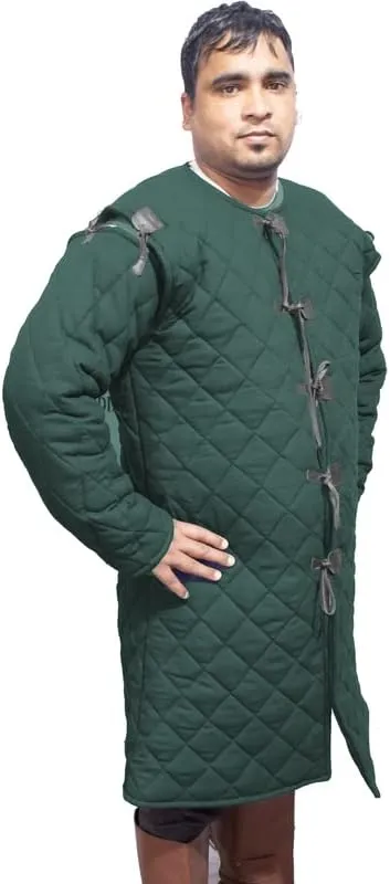 Padded gambesons fine Quilted Jacket for Renaissance/Cosplay Historical Armor Costumes