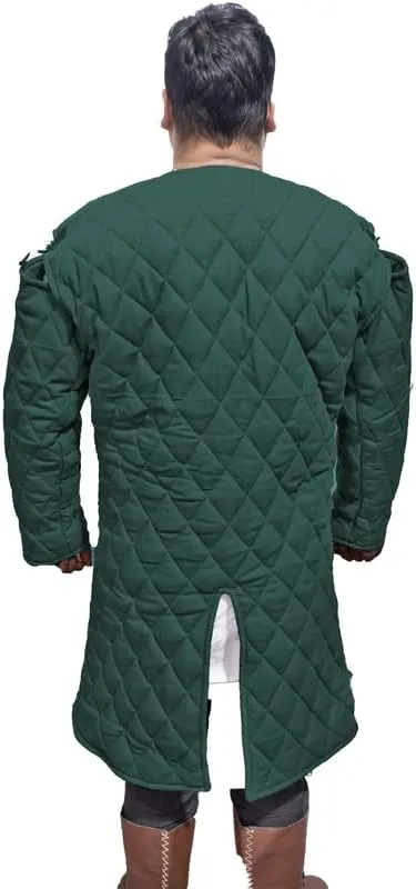 Padded gambesons fine Quilted Jacket for Renaissance/Cosplay Historical Armor Costumes