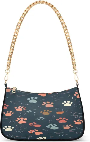 Palm Trees Blue Mini Bag, Crossbody Bags