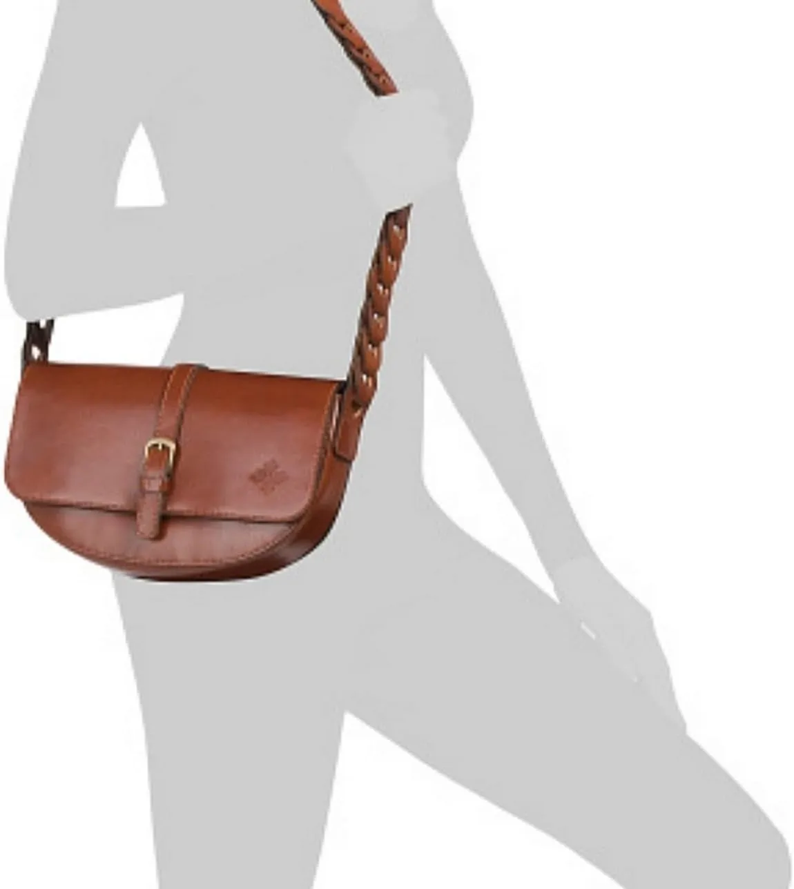 Patricia Nash Leather Vilette Chainlink Shoulder Bag
