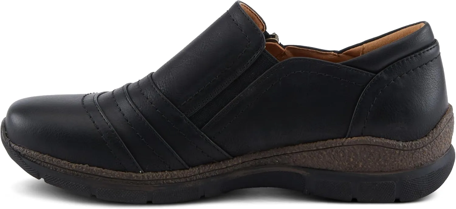 PATRIZIA Women's RIGNY Wedge Shoes with Tonal Stitching, Padded Back Collar, and Comfortable Fit