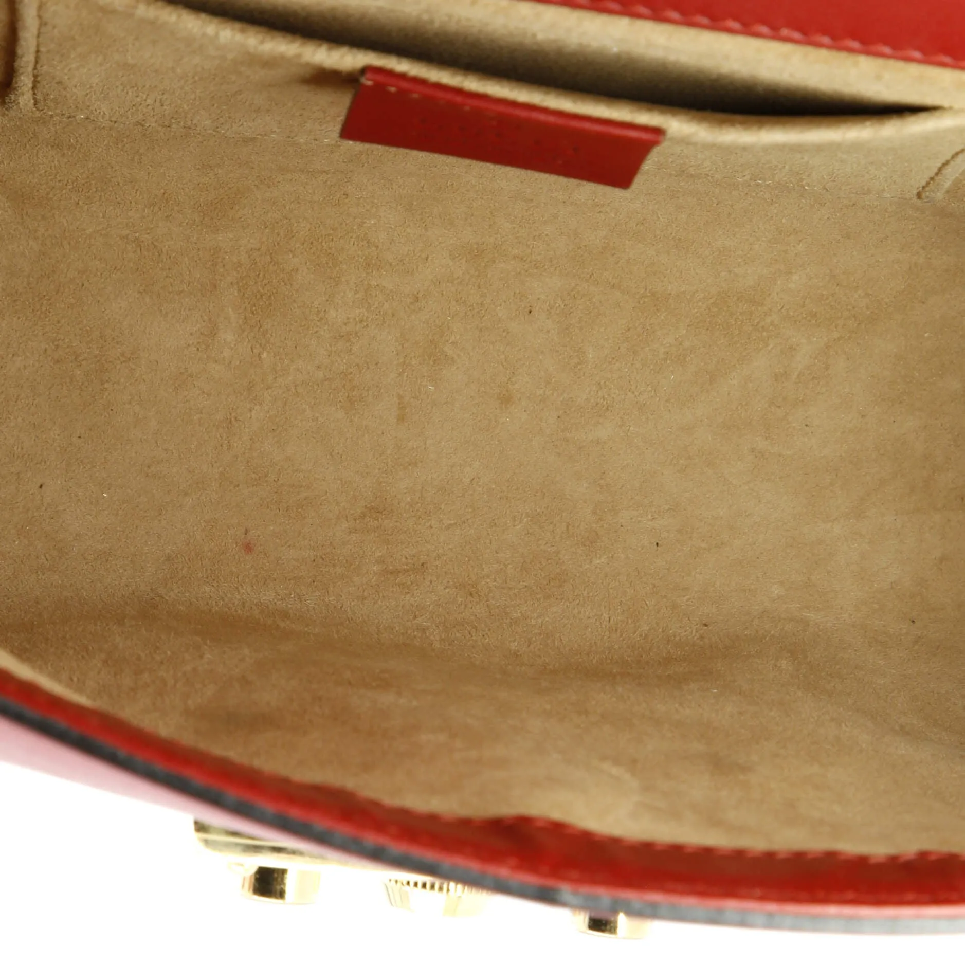 Pearly Padlock Shoulder Bag Studded Leather Small