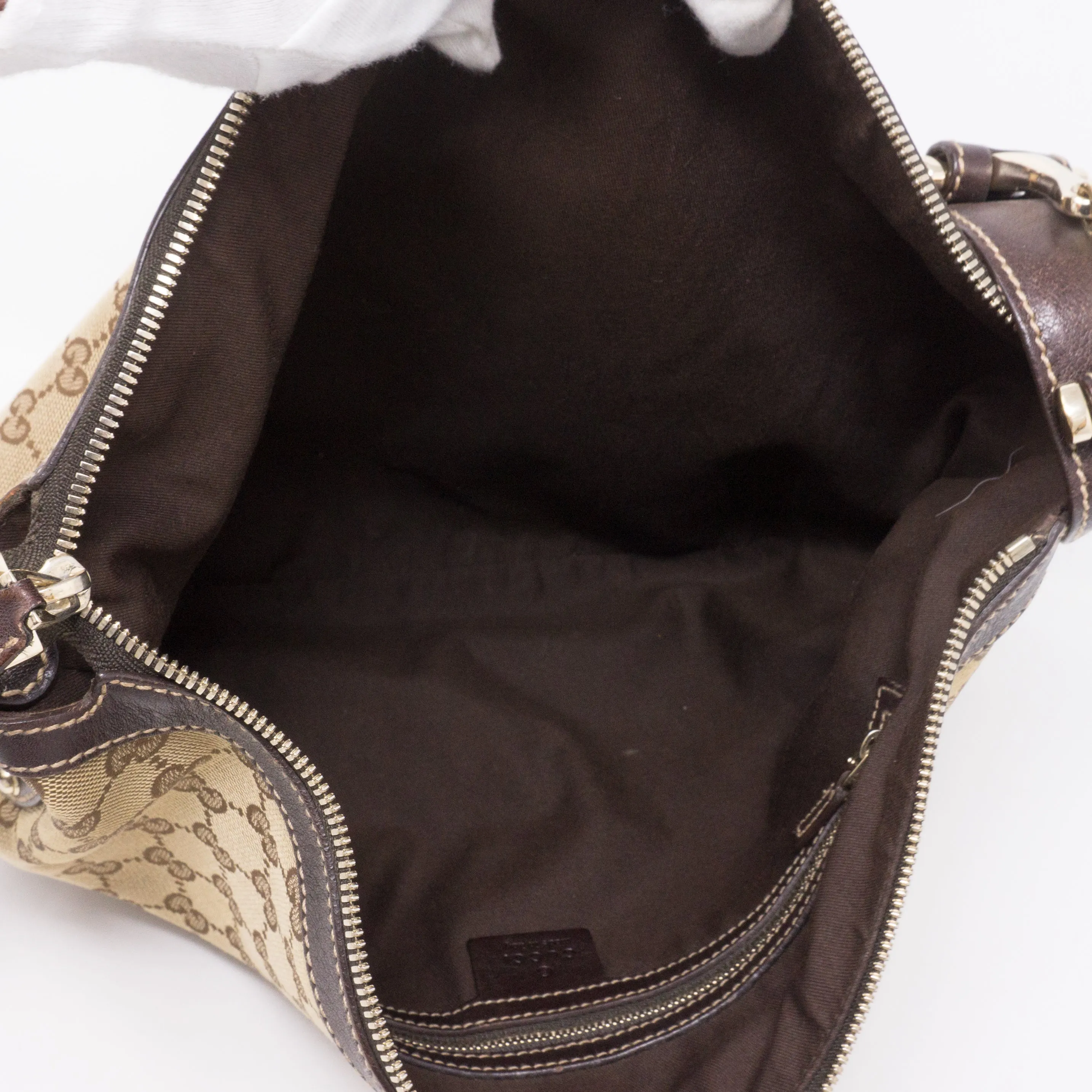 Pelham Studded GG Canvas Medium Hobo
