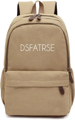 Personalized Embroidered Backpack Custom Backpack with Embroidered Name or Text Travel Laptop Backpack