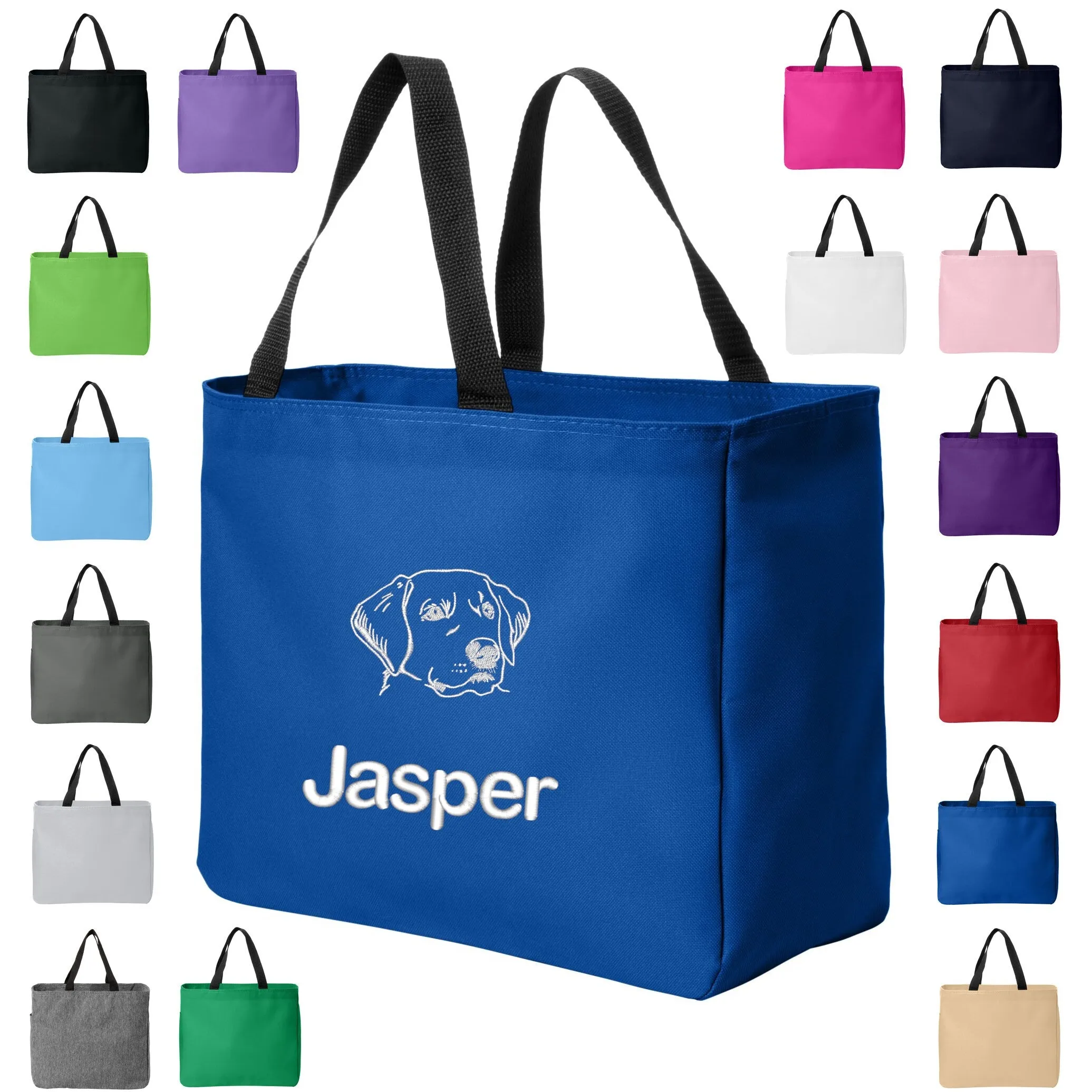 Personalized Groomer Gift Simple Custom Gift, Bag, Tote, Tote Labrador Retriever Excellent reviews Pet Price Lover Embroidered Dog Low Name, Bag,