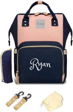 PERSONALIZED Large Diaper Knapsack/Tote Backpack/Messenger Shoulder Bag