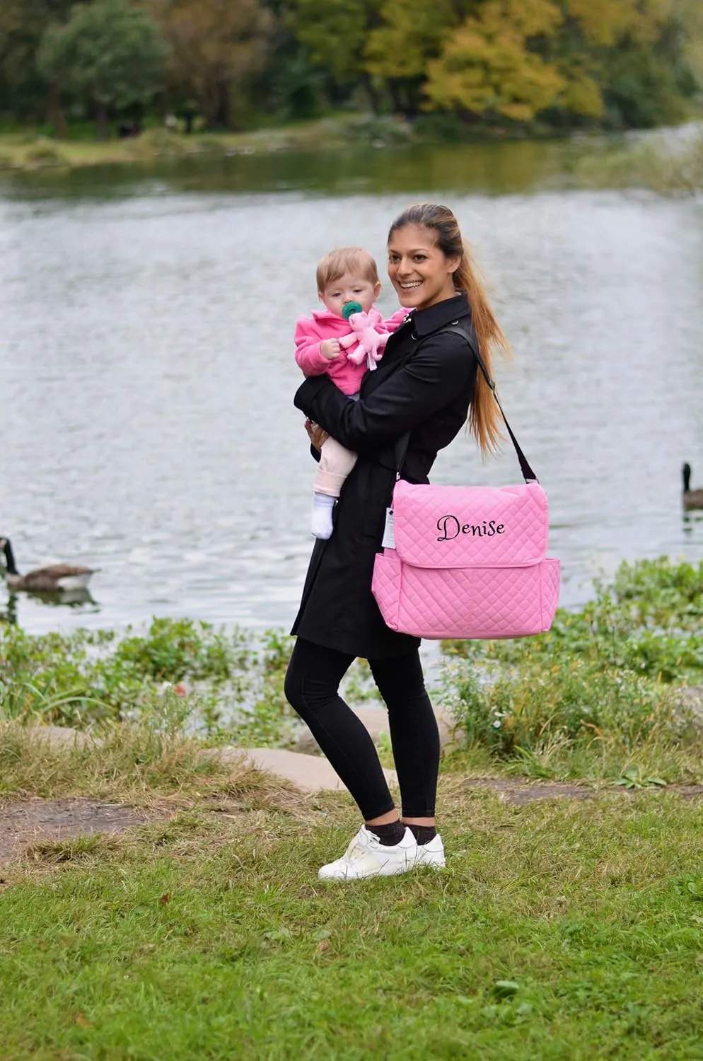 PERSONALIZED Large Diaper Knapsack/Tote Backpack/Messenger Shoulder Bag