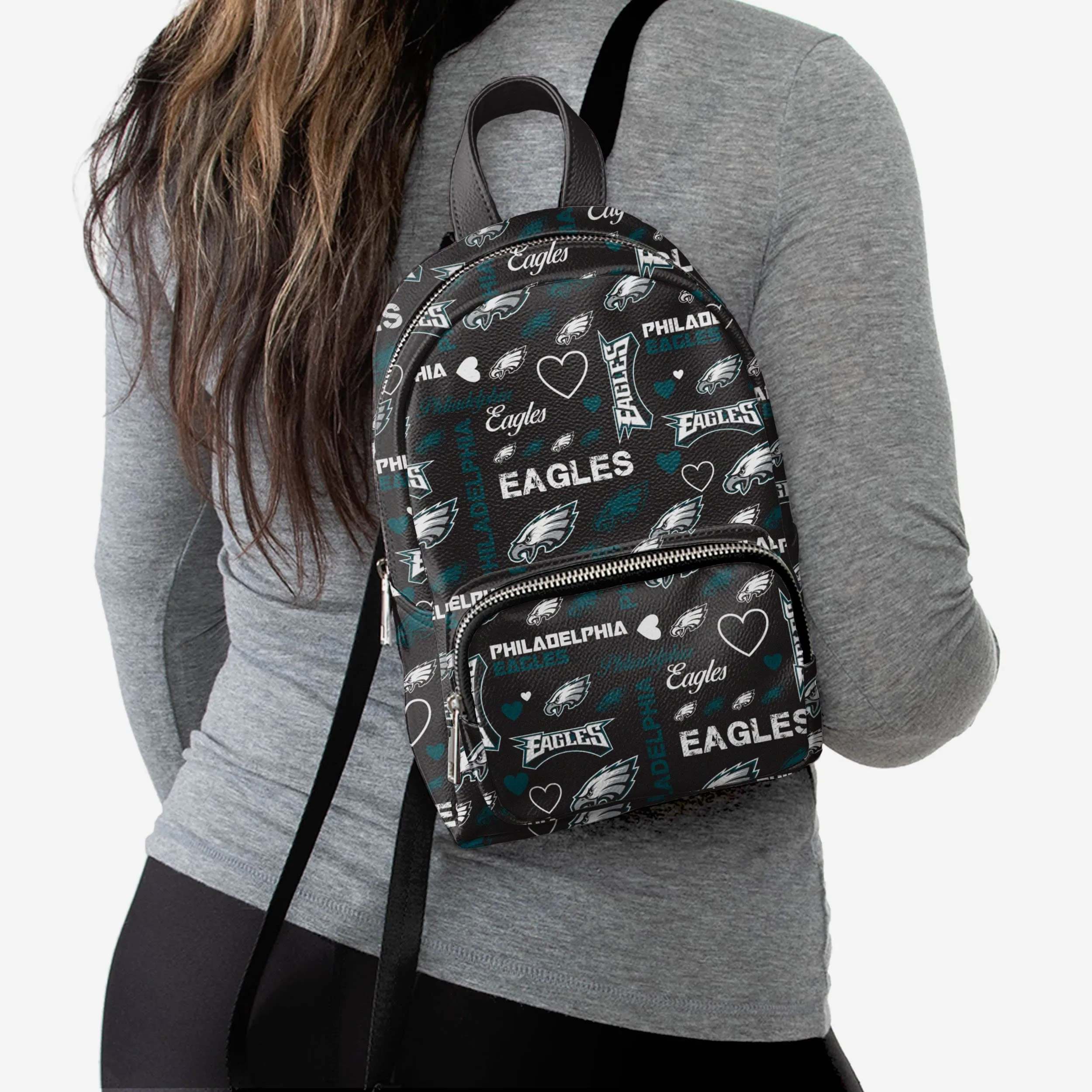 Philadelphia Eagles Logo Love Mini Backpack