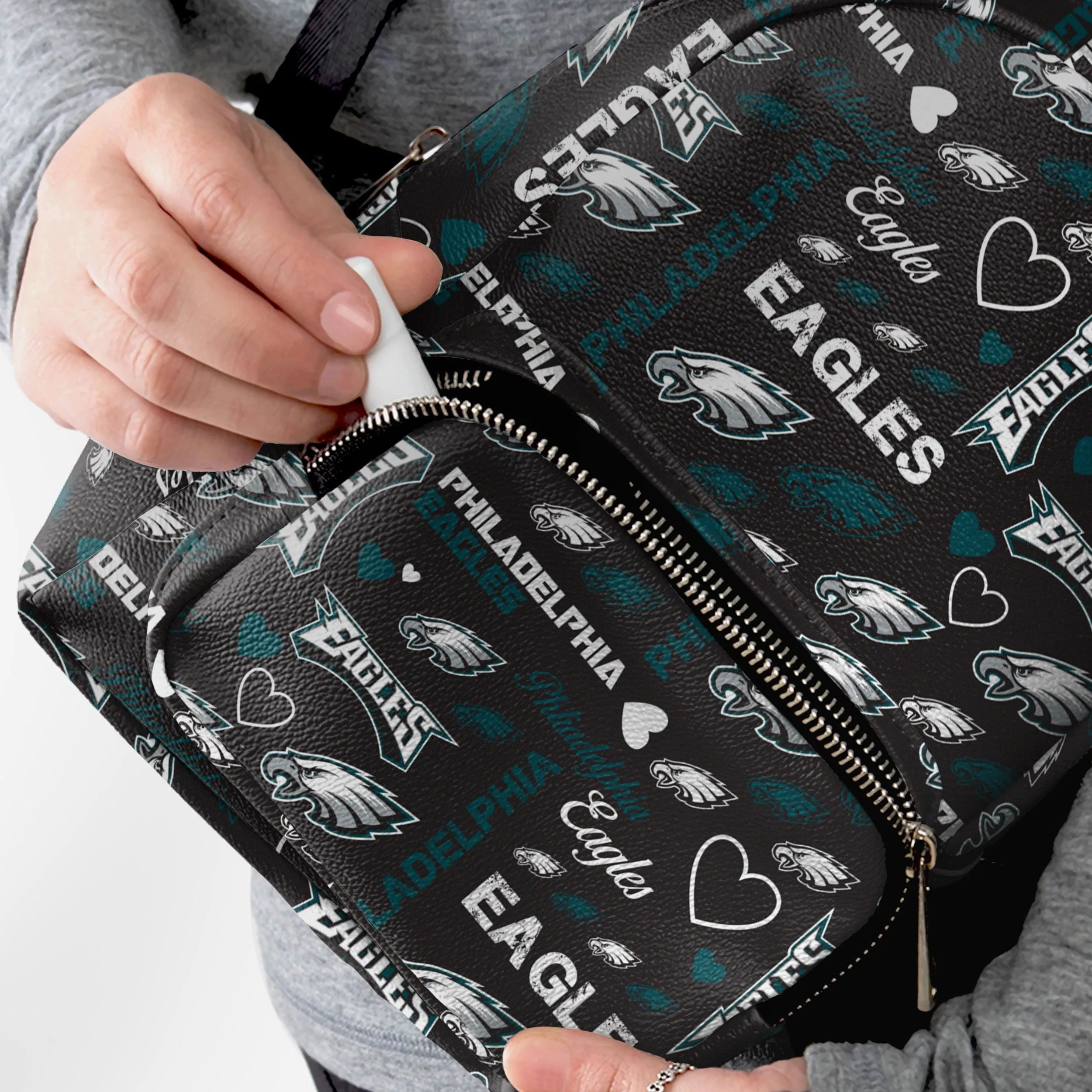 Philadelphia Eagles Logo Love Mini Backpack