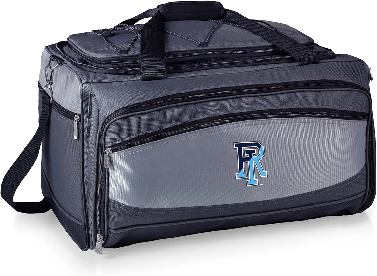 PICNIC TIME NCAA Unisex-Adult NCAA Buccaneer Portable Charcoal Grill & Cooler Tote