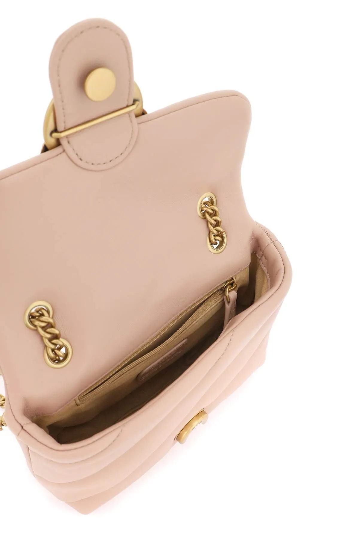 Pinko Love Baby Puff Quilt Bag