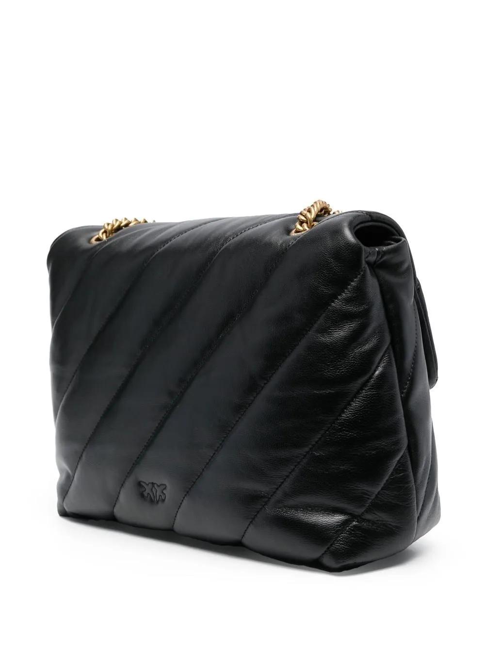 PINKO Mini Leather Handbag with Chain Strap
