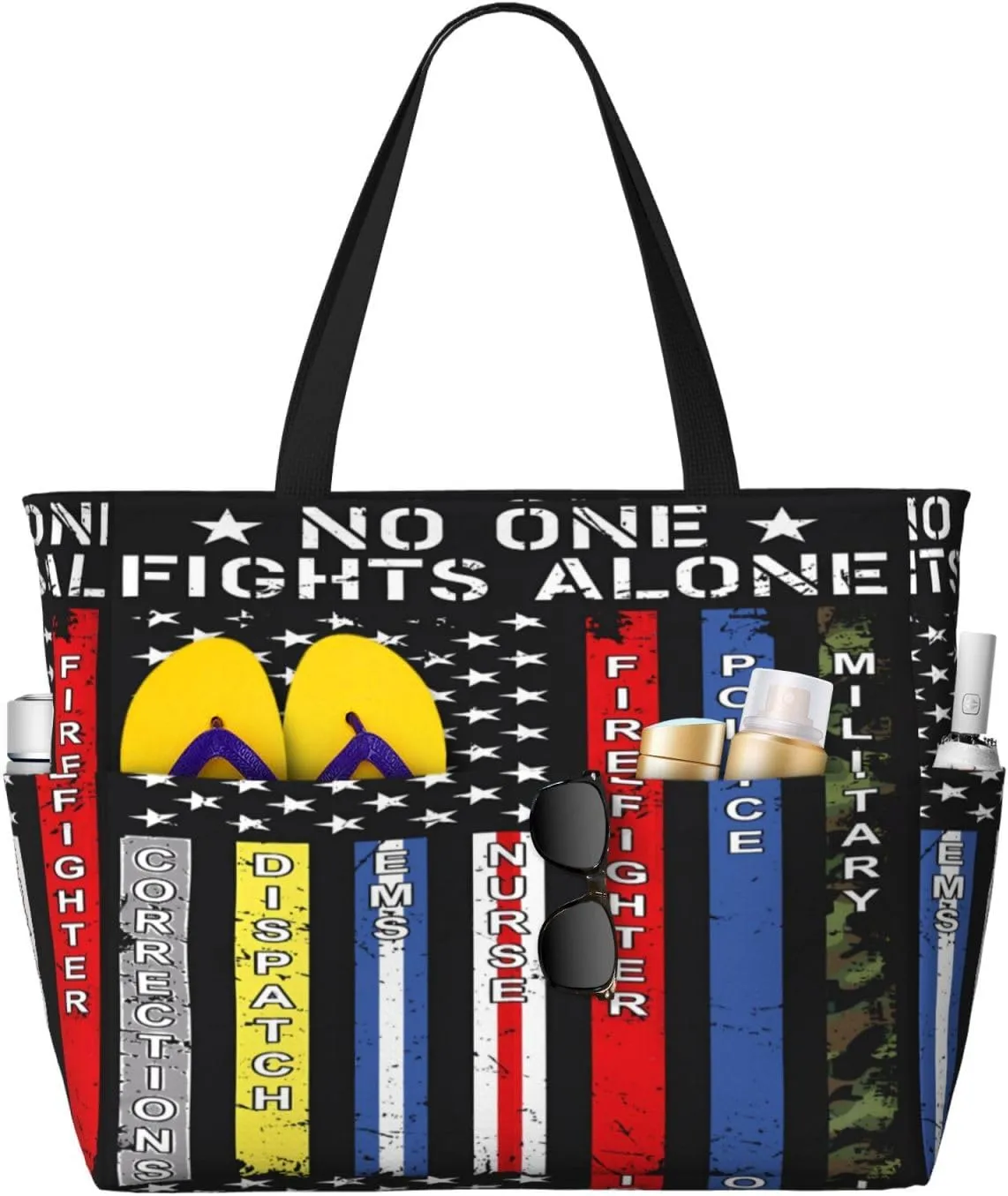 Polish Flag Eagle Women Large Beach Bag Travel Weekender Foldable Tote Bag for Pool Beach Vacation Gym