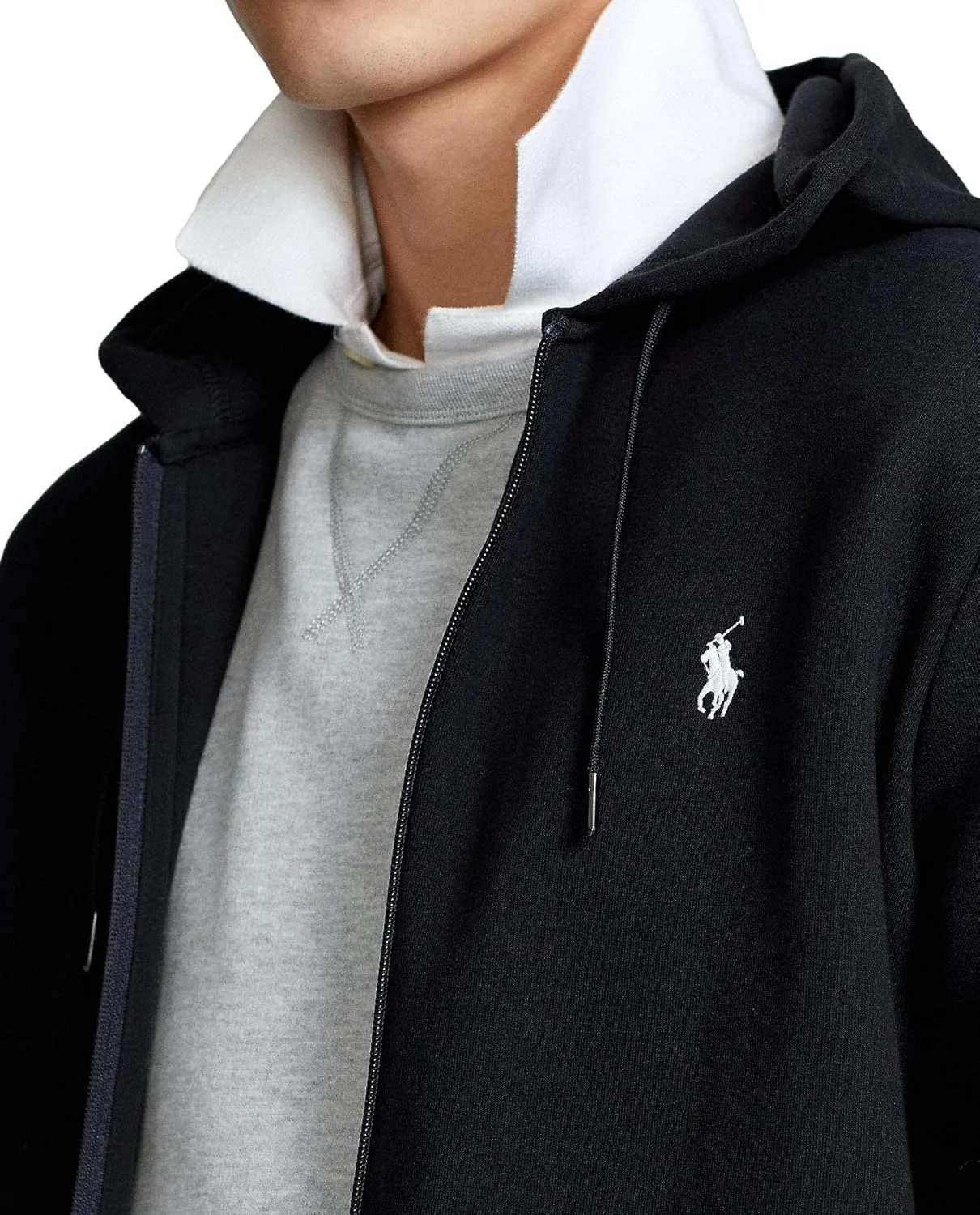 POLO RALPH LAUREN Men's Double-Knit Full-Zip Hoodie