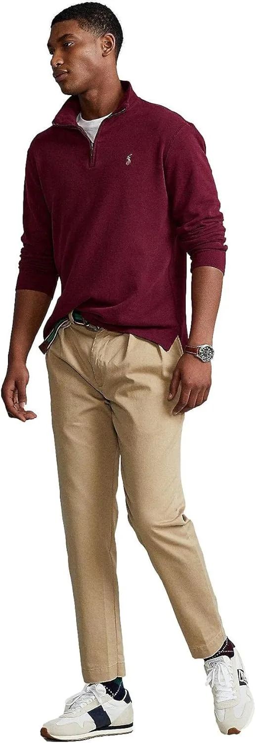 Polo Ralph Lauren Men's Long Sleeve Fleece Quarter Zip Sweatshirt