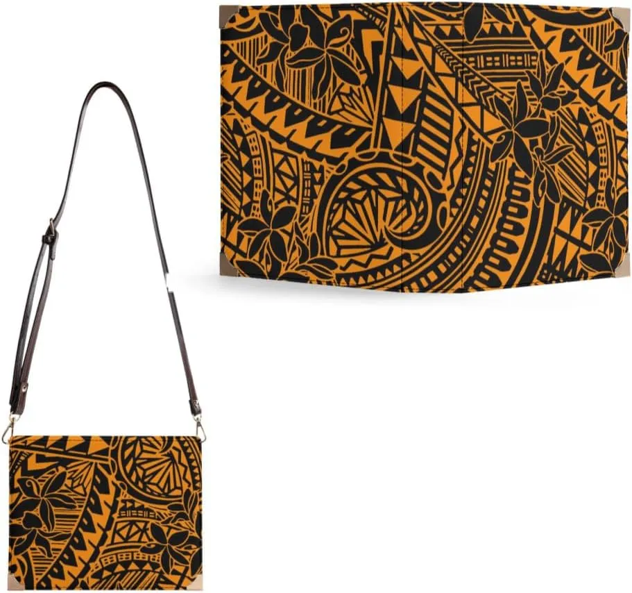 Polynesian Women'S Crossbody Bag Custom Vintage Art Book Storage Bag Party Custom Temperament Women'S Bag