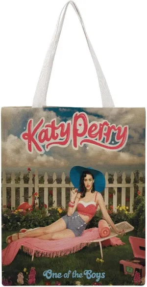 Pop Music Tote Bags, Womens Shoulder Bag, Print Travel Bag, Novelty Canvas Tote Bag Double, Funny Reusable Grocery Bag