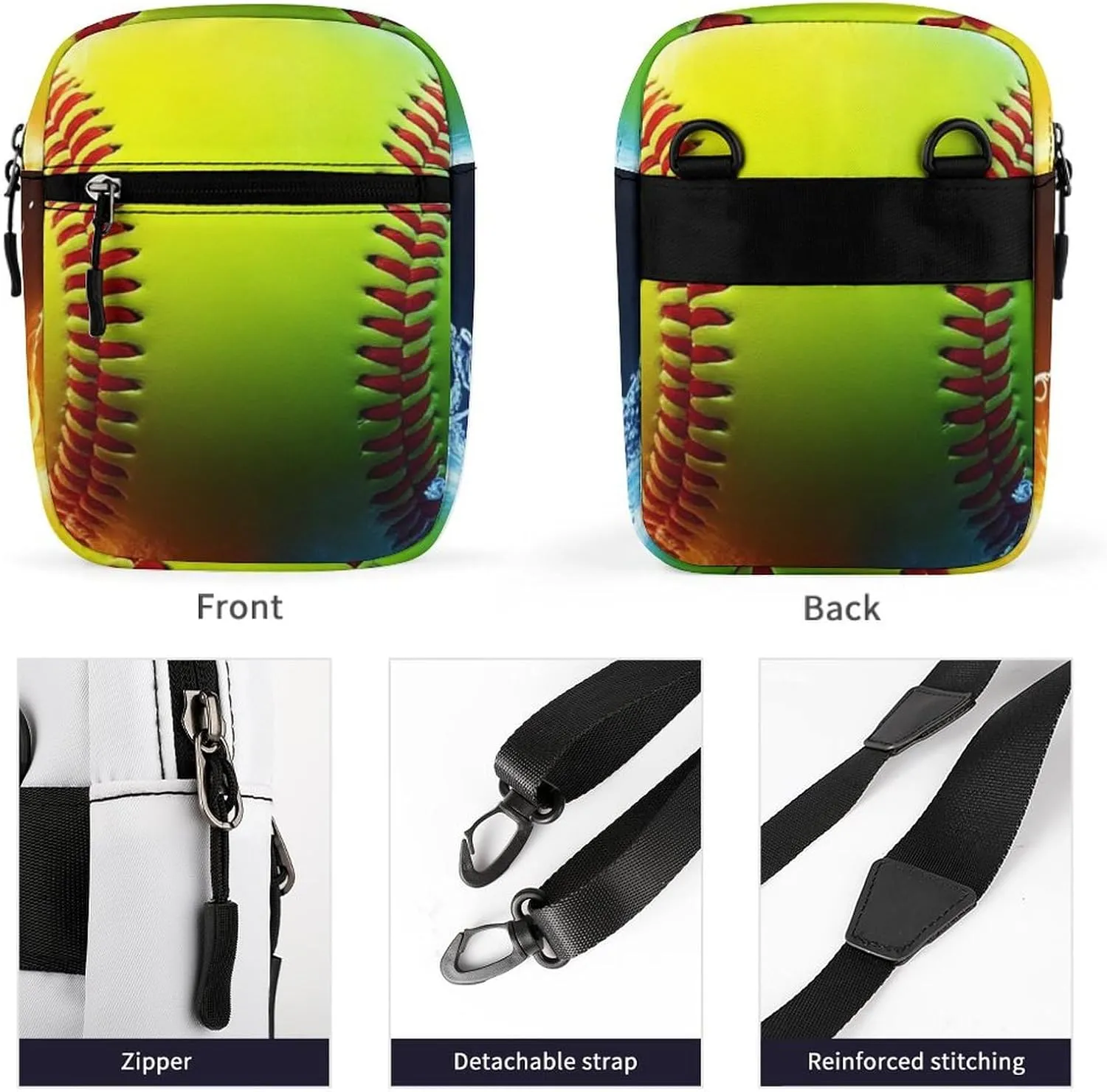 Portable Mini Crossbody Bag, Casual Small Travel Pouch Cell Phone Handbags Waterproof Messenger Bags