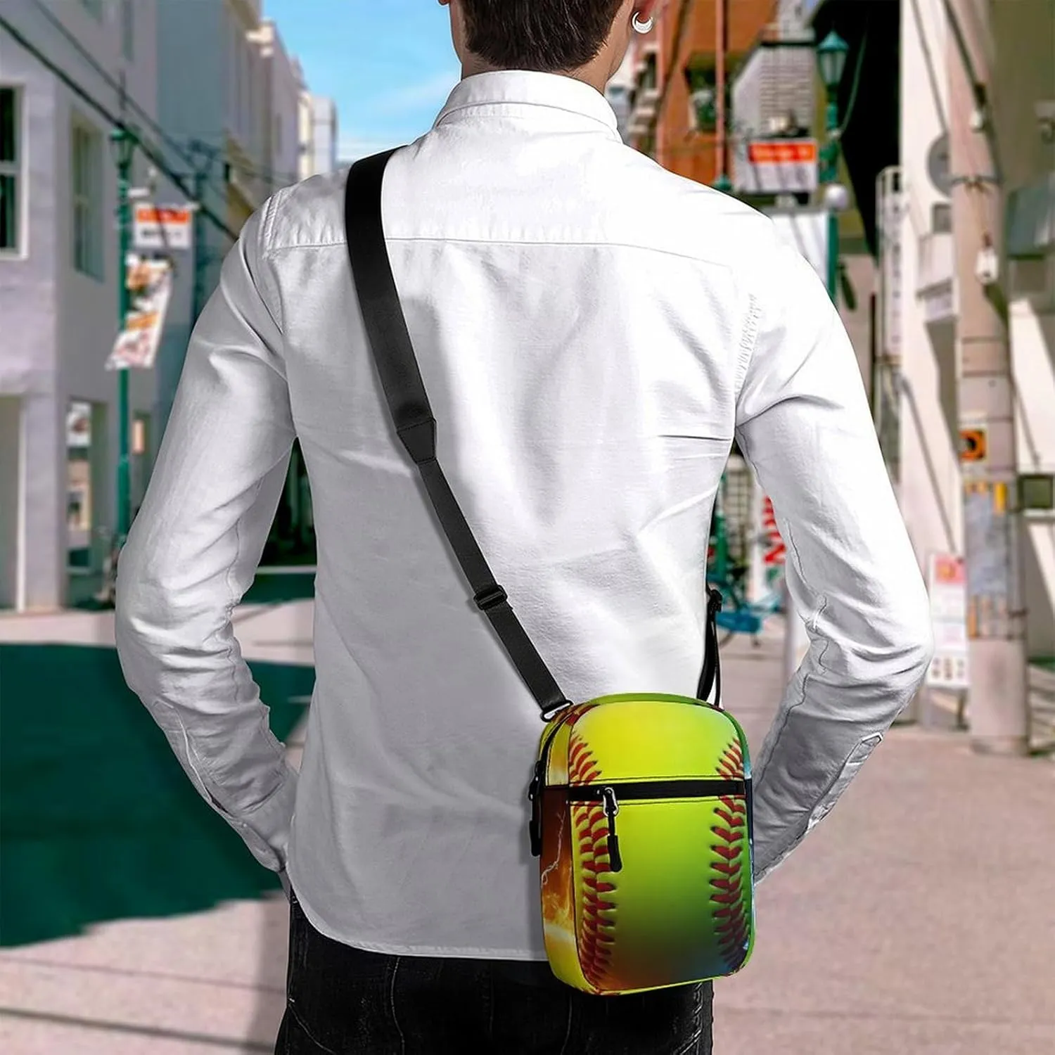 Portable Mini Crossbody Bag, Casual Small Travel Pouch Cell Phone Handbags Waterproof Messenger Bags