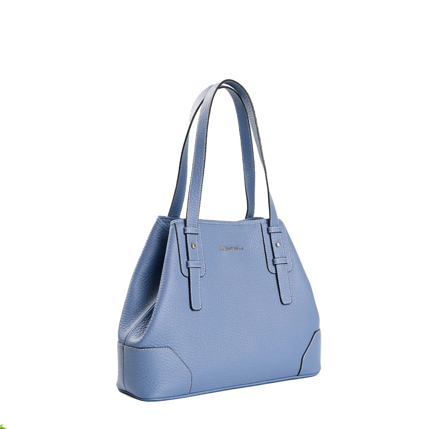 POWDER BLUE MIDI TOTE BAG