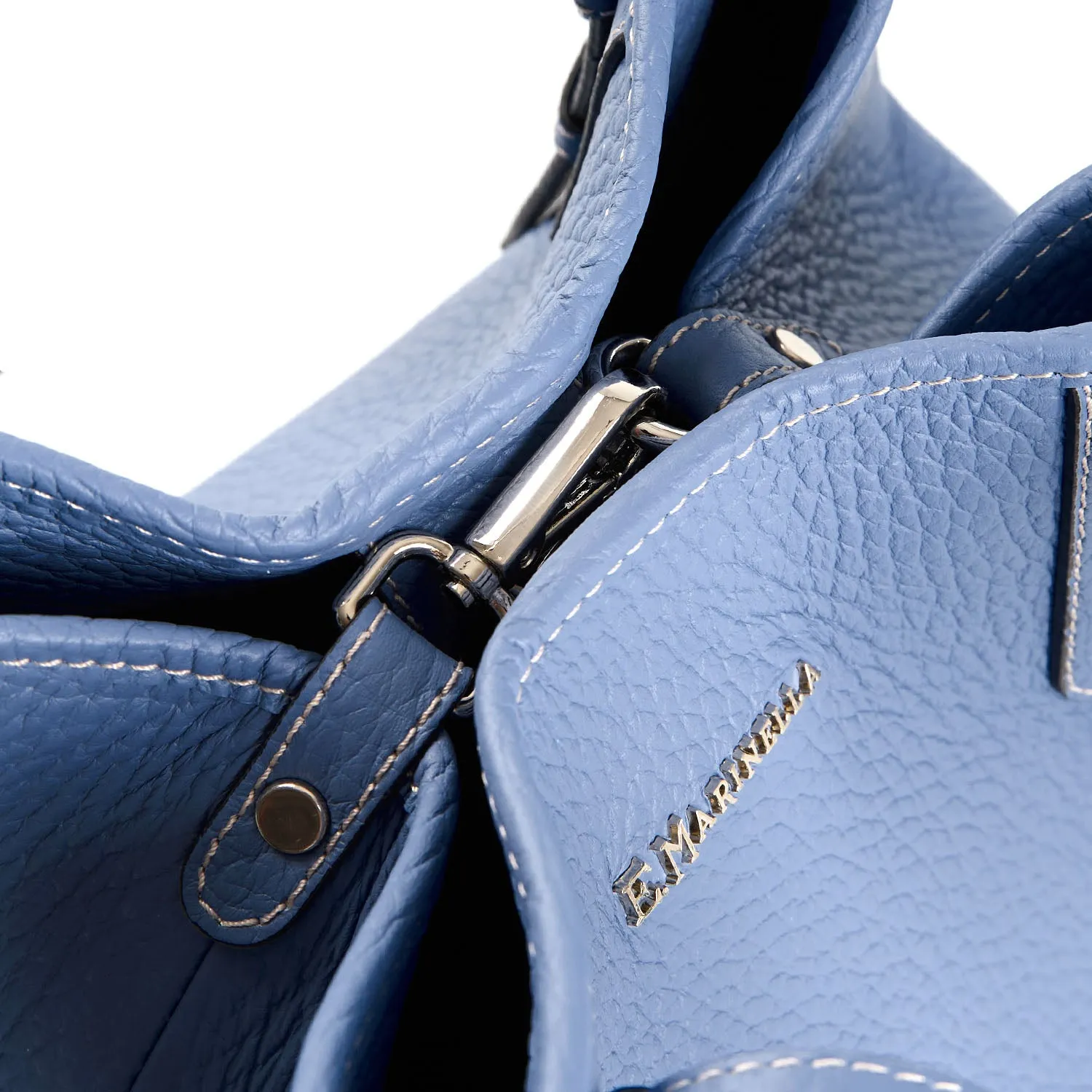 POWDER BLUE MIDI TOTE BAG