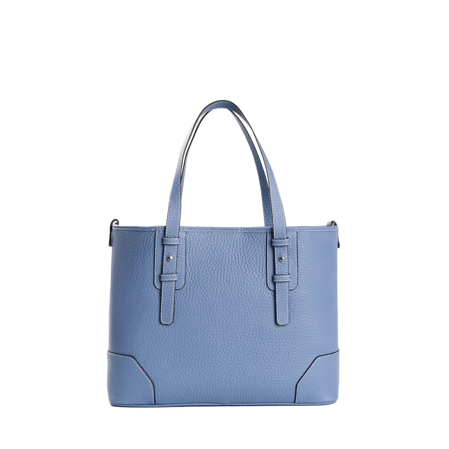 POWDER BLUE MIDI TOTE BAG