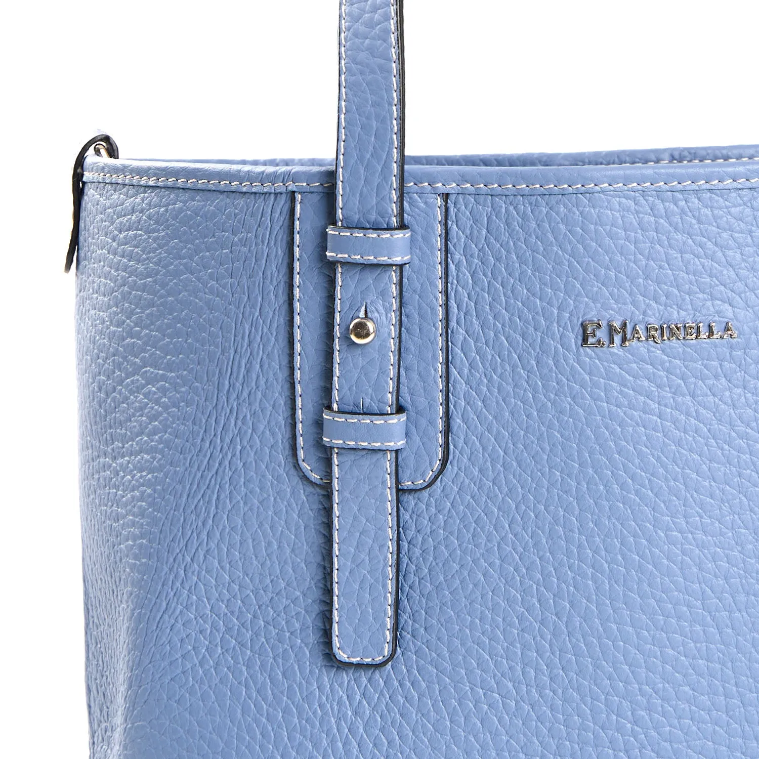 POWDER BLUE MIDI TOTE BAG