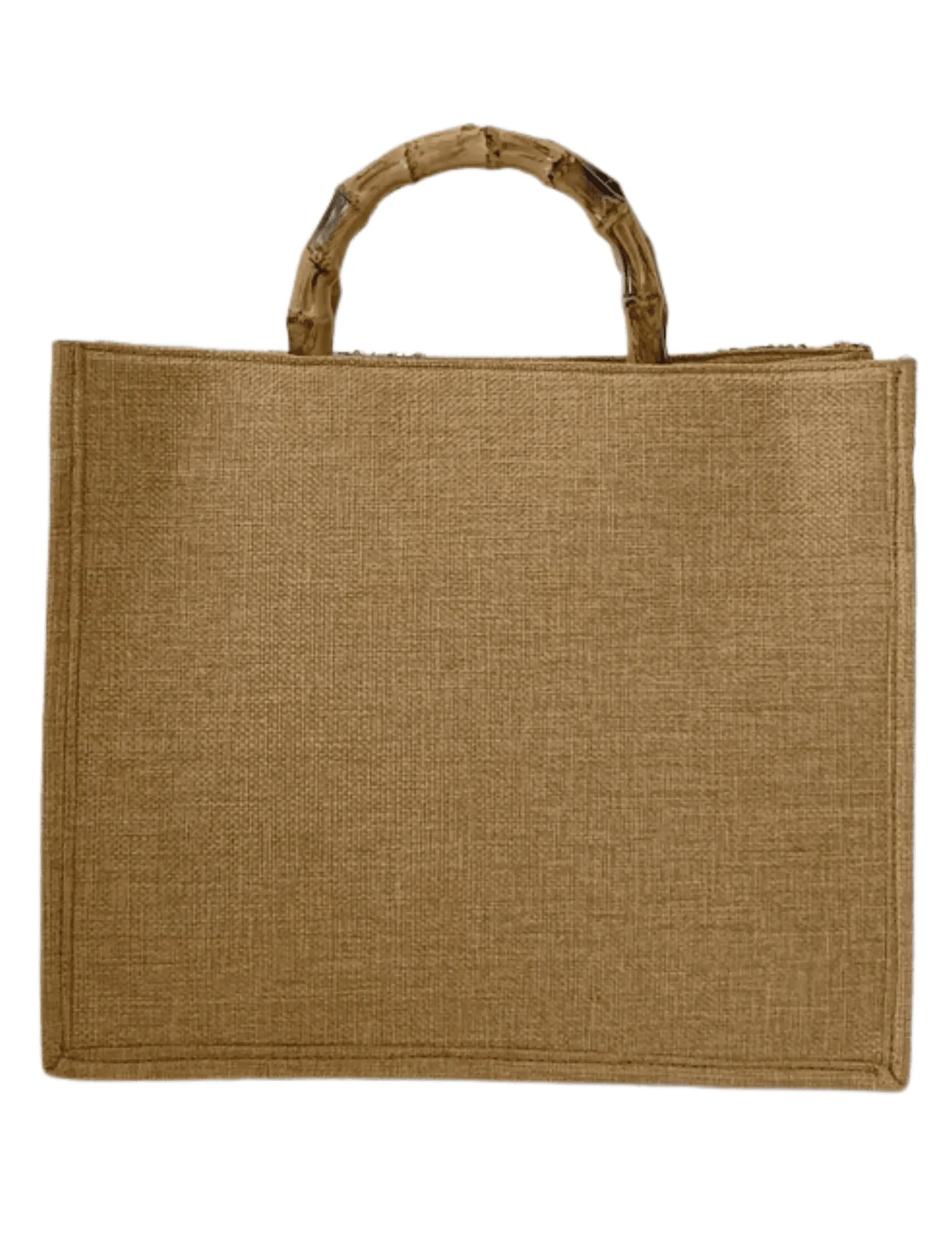 PRE-ORDER-St. Barths La Robe Embroidered Bamboo Handle Tote Bag