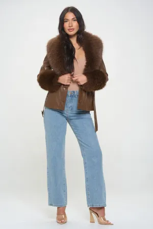 Prestige Vegan Leather Blazer (OPEN PACK)