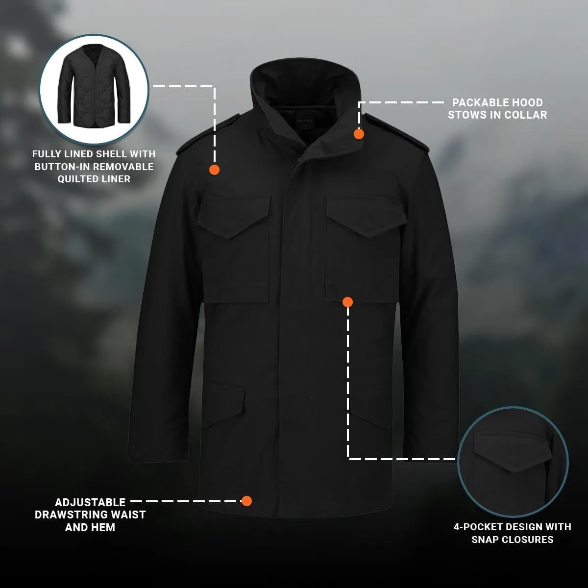 Propper Men's M65 Field Coat Jacket