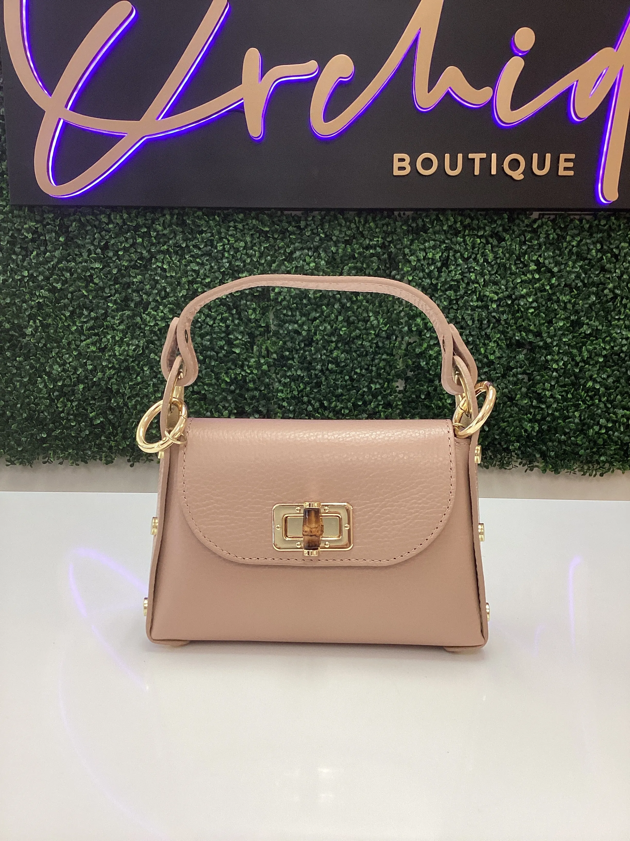 Purse-Leather Handbag