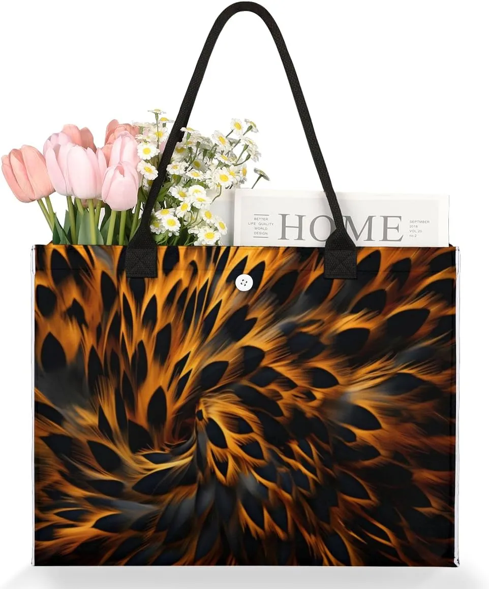QsirBC Geometrical Design Tote Bag for Women Shoulder Bags with Pockets Handbags Purses Large Totes