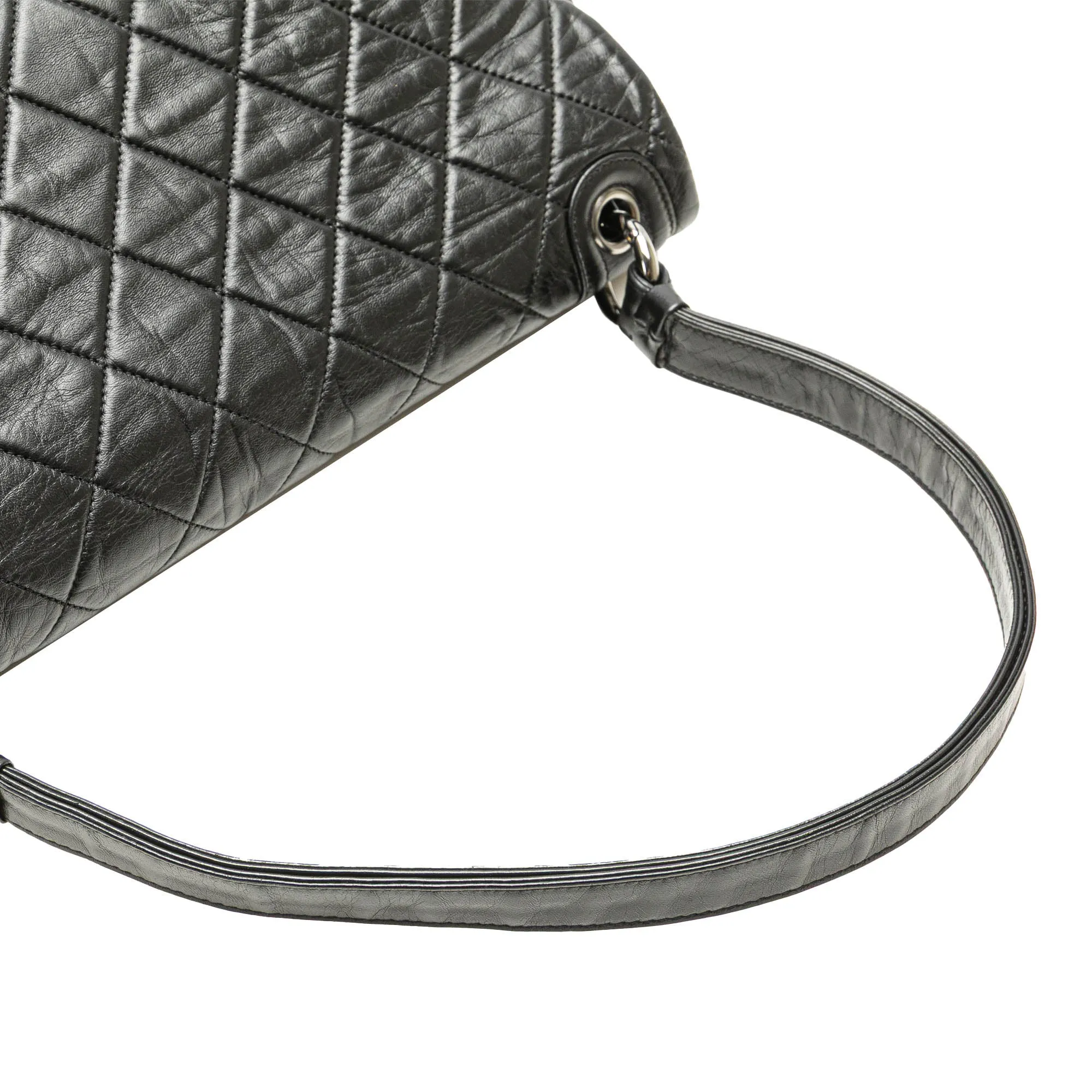 Quilted Lambskin Padded Envelope Double Flap
