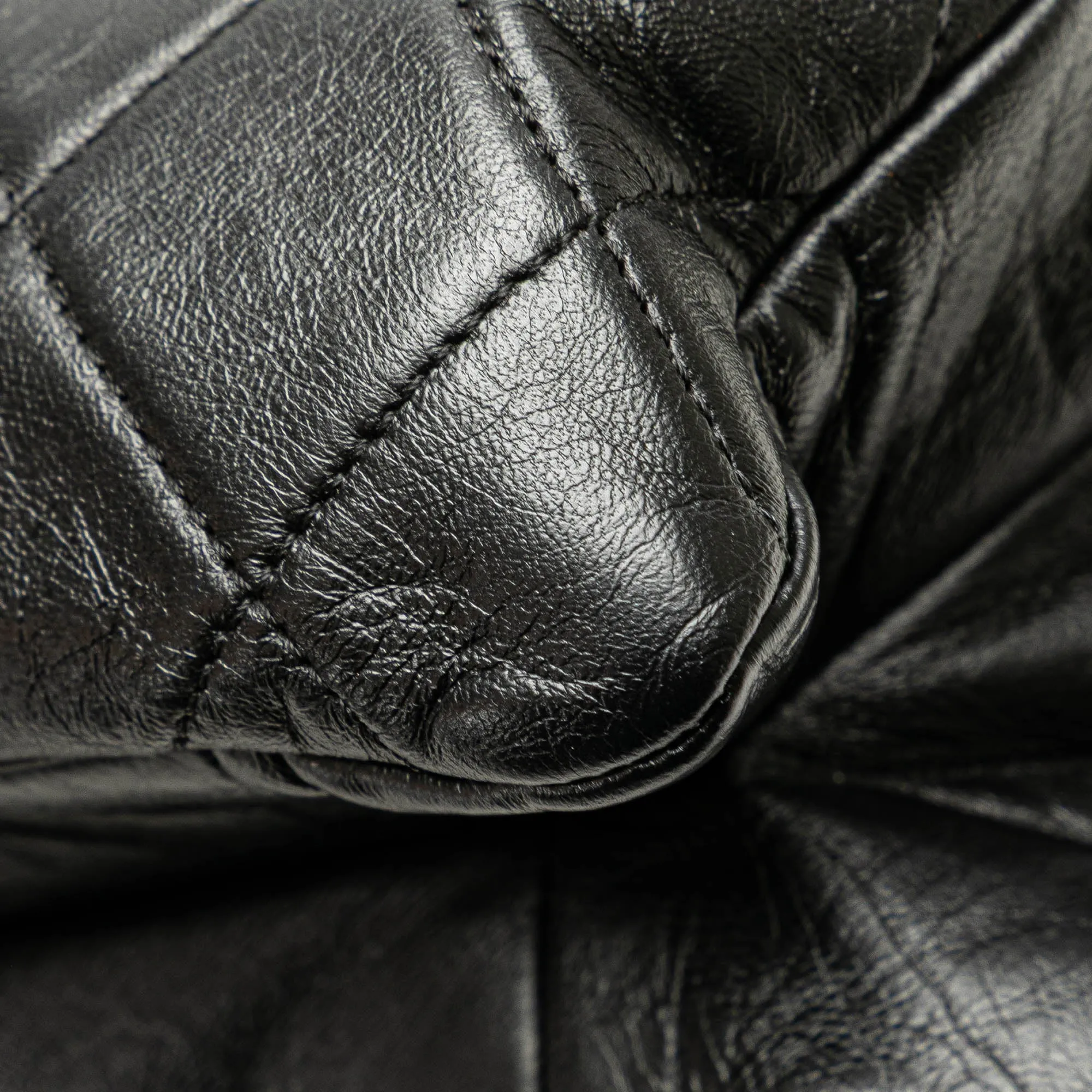 Quilted Lambskin Padded Envelope Double Flap