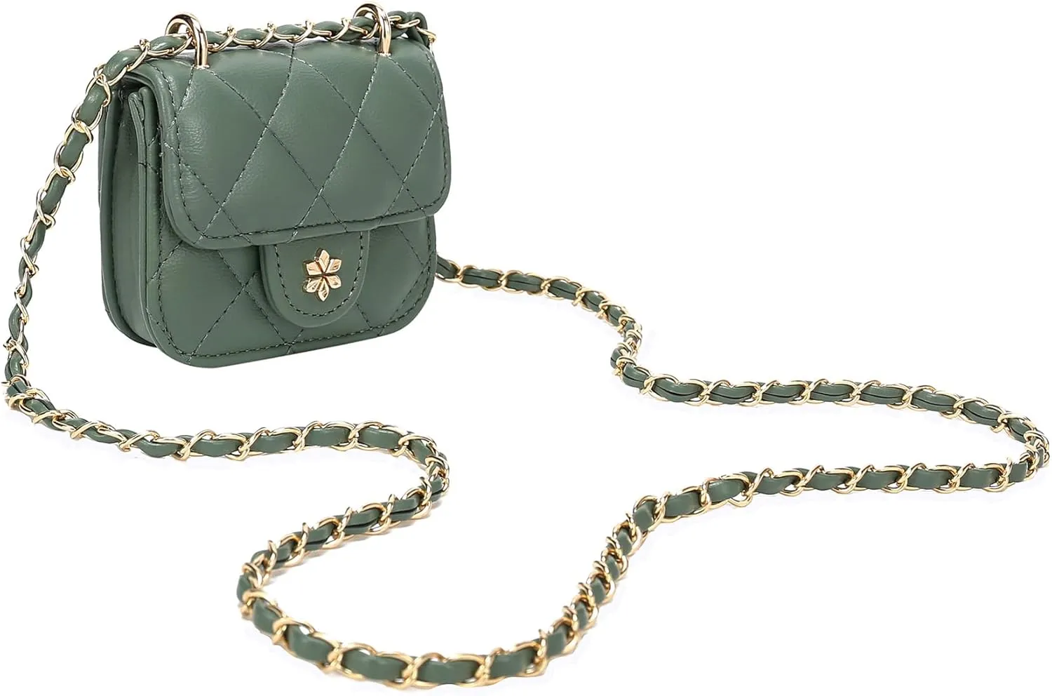Quilted Mini Cross Body Bag - PU Vegan leather