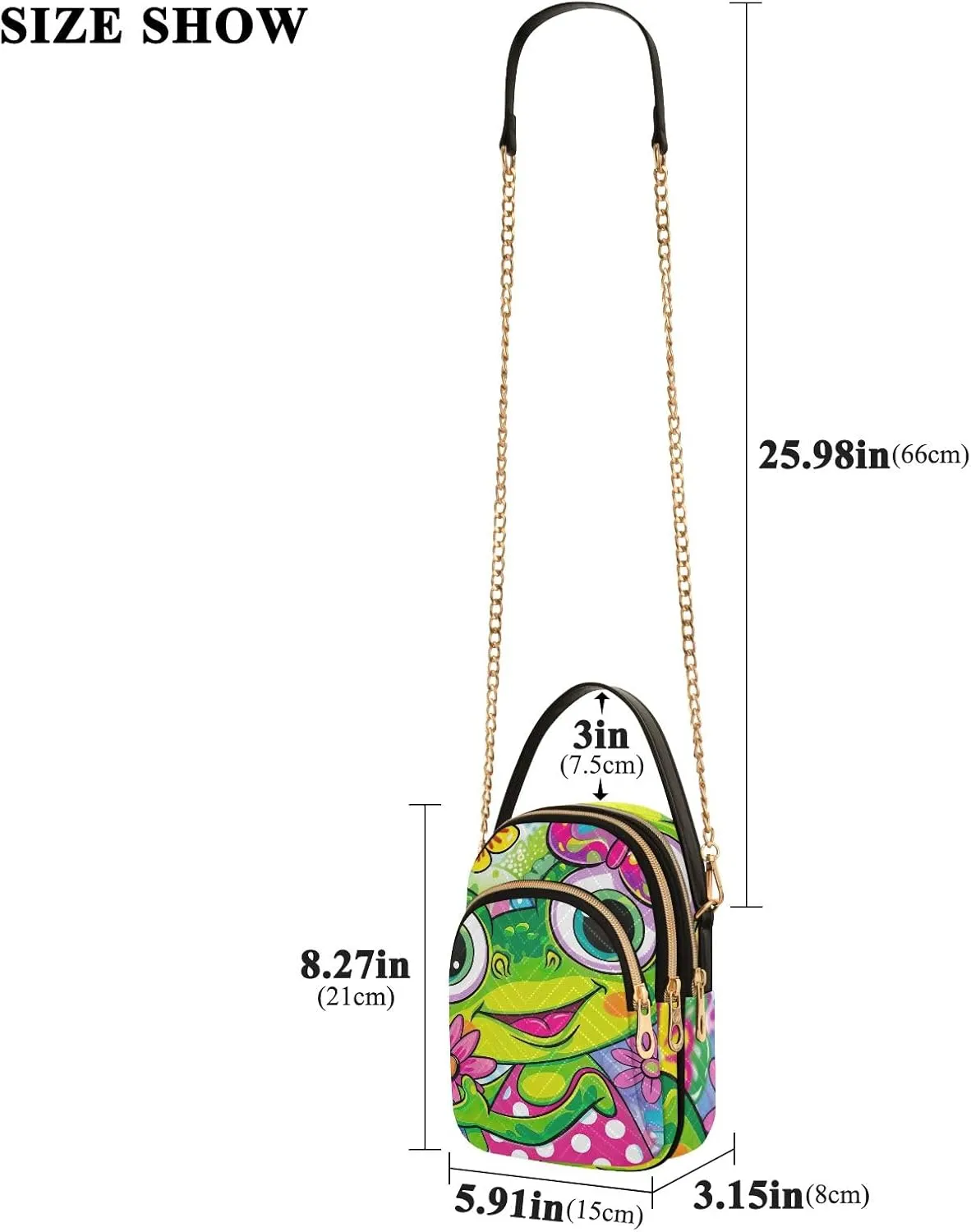 Quilted Purse with Chain Fashion Crossbody Bags for Women