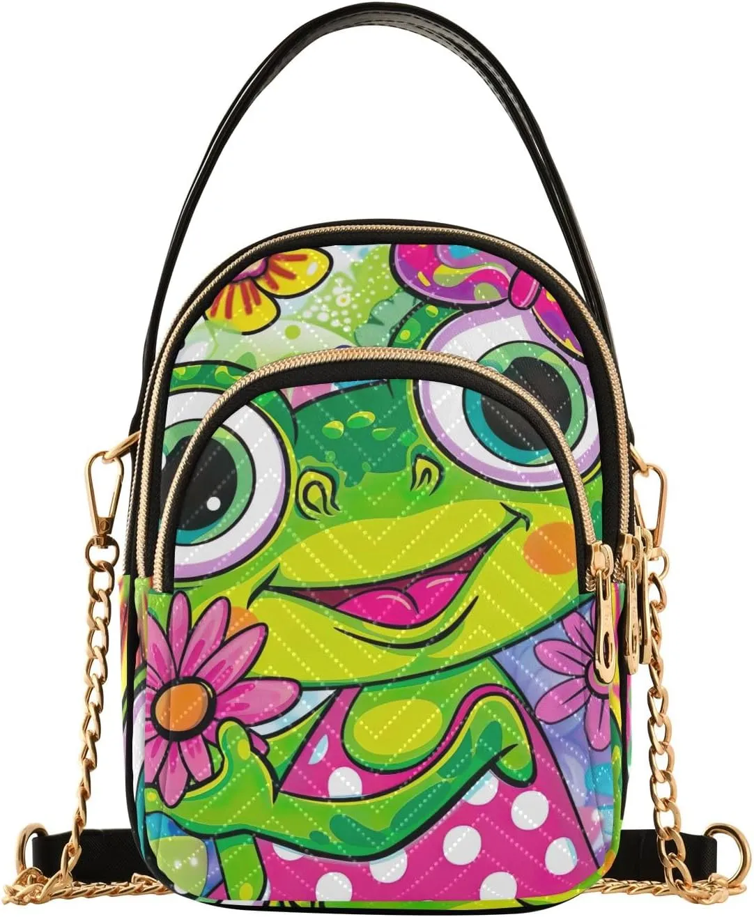 Quilted Purse with Chain Fashion Crossbody Bags for Women