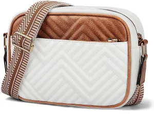 Quilted Vegan Leather Crossbody Bags for Women, Small Shoulder Crossbody Bag Womens Handbags, Purses for Women