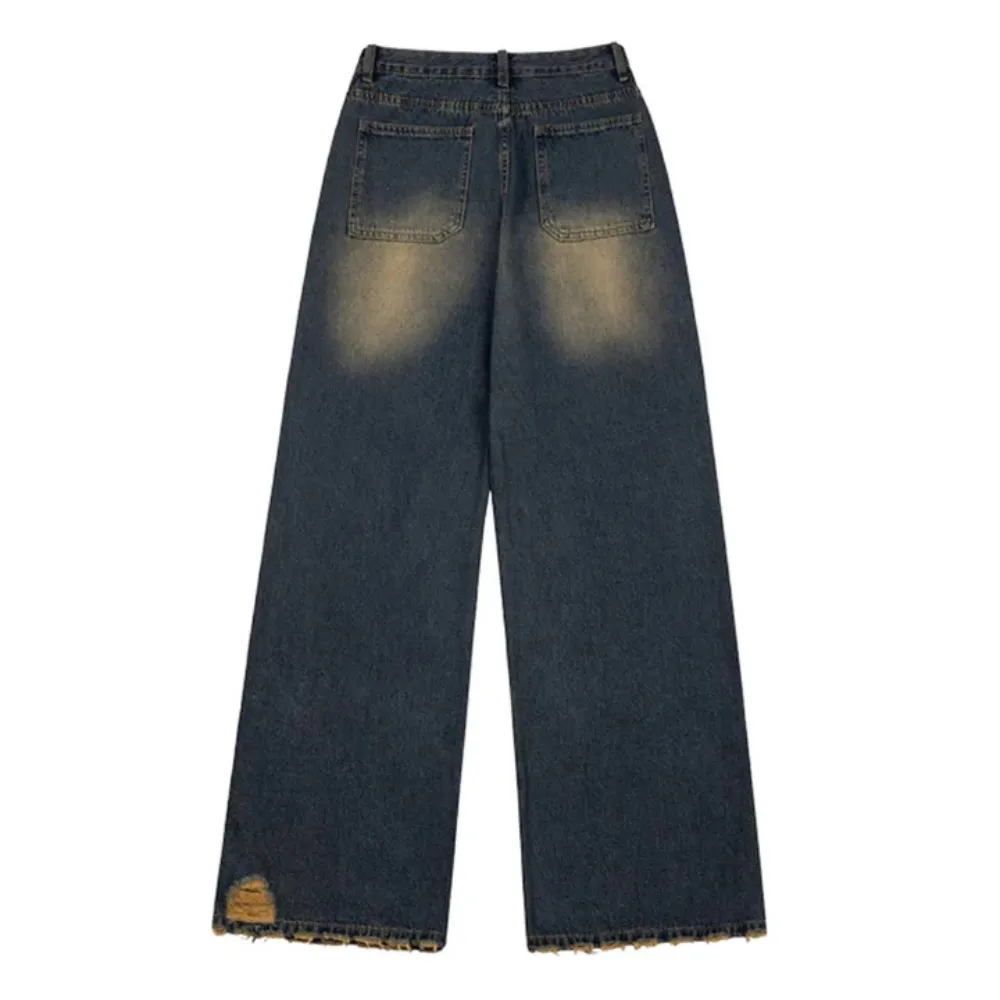 "Vintage Artistic Distressed Ripped" Jeans