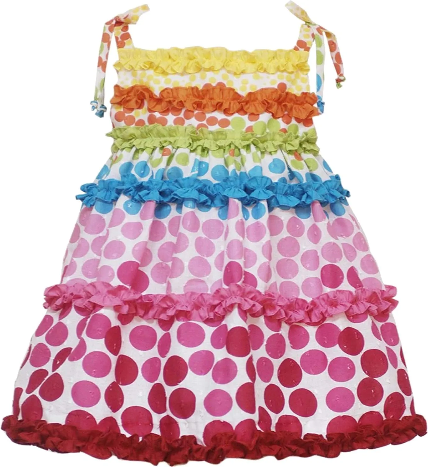 Rare Editions Baby-Toddler-Little Girls Sleeveless Woven Dress